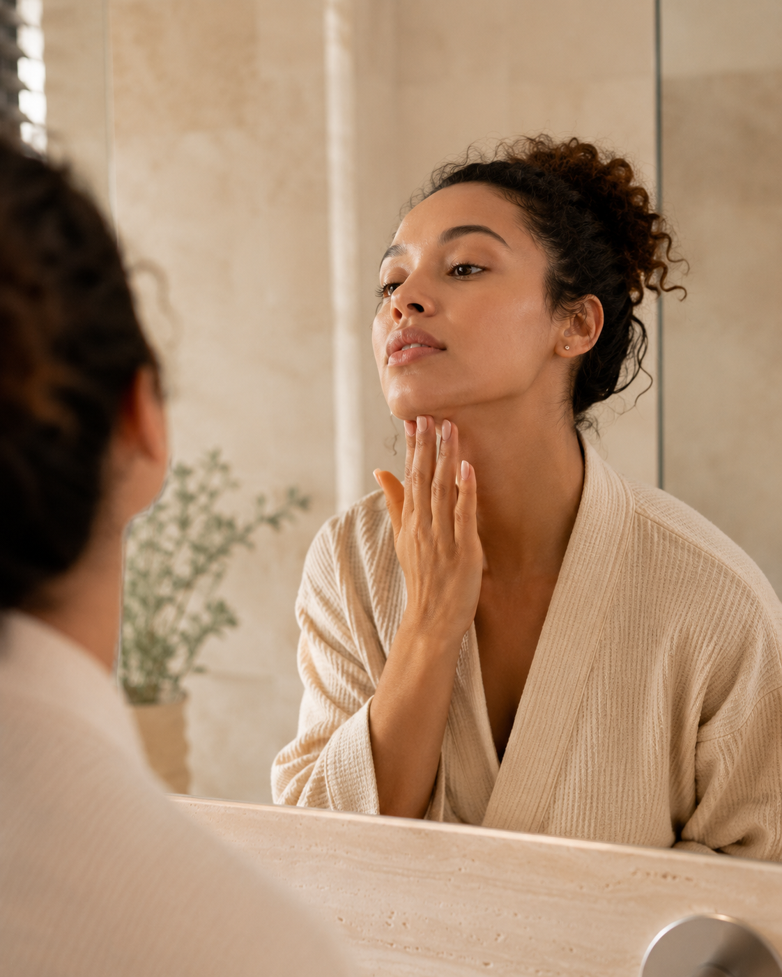 Reduza Visivelmente o Crescimento do Pelo Facial no Queixo, Lábio Superior e Pescoço — Impulsionado Naturalmente pela Cyperus Rotundus.