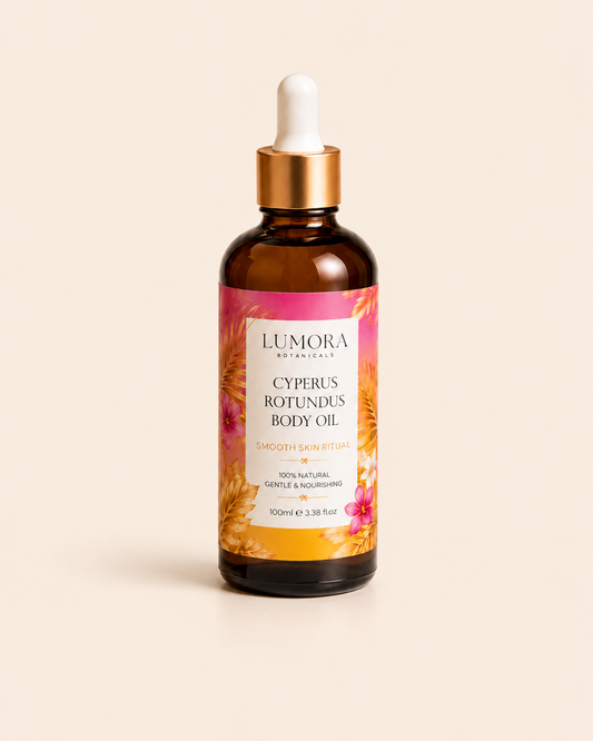 Reduza Visivelmente o Crescimento do Pelo Facial no Queixo, Lábio Superior e Pescoço — Impulsionado Naturalmente pela Cyperus Rotundus.