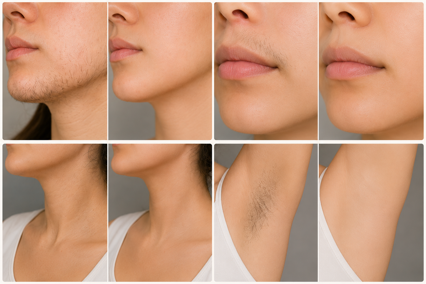 Reduza Visivelmente o Crescimento do Pelo Facial no Queixo, Lábio Superior e Pescoço — Impulsionado Naturalmente pela Cyperus Rotundus.